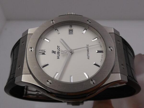 Hublot Classic Fusion Titanium Opalin 45mm With PAPERS Automatico Anno 2020 REF. 511.NX.2611.LR