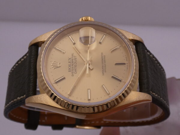 Rolex Datejust 36 16238 Oro Massiccio 18Kt Anno 1989 Automatico TOP CONDITION With Box