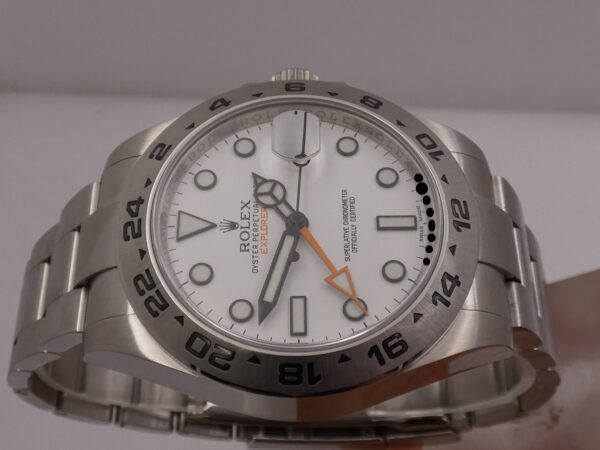 Rolex Explorer II Certified 216570 Chromalight BOX&PAPERS Garanzia Italia Year 2018 TOP CONDITION Steel