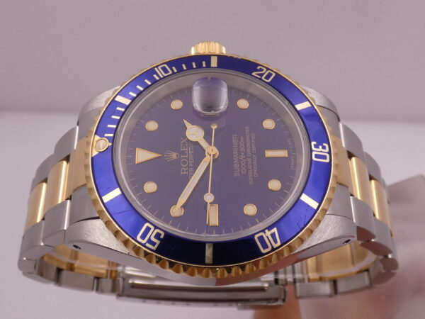 Rolex Submariner Date 16613 Purple Dial Acciaio & Oro 18 Kt ANNO 1991 WITH BOX Automatico