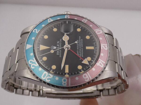 Rolex GMT-Master Rare 1675 Pepsi WWF Matte Dial Faded Bezel BOX&PAPERS YEAR 1973 Steel