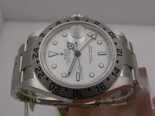 Rolex Explorer II 3186 N.O.S. RRR Random 16570 FULL SET Garanzia Italia NO HOLES Acciaio Anno 2012