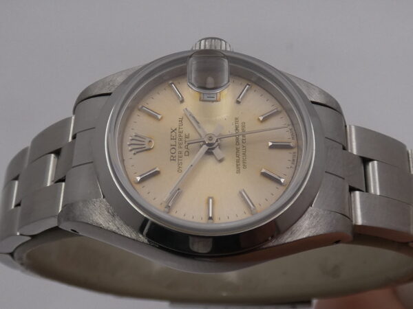 Rolex Oyster Perpetual Lady Date 69160 BOX&PAPERS Anno 1991 Automatico Acciaio Braccialato