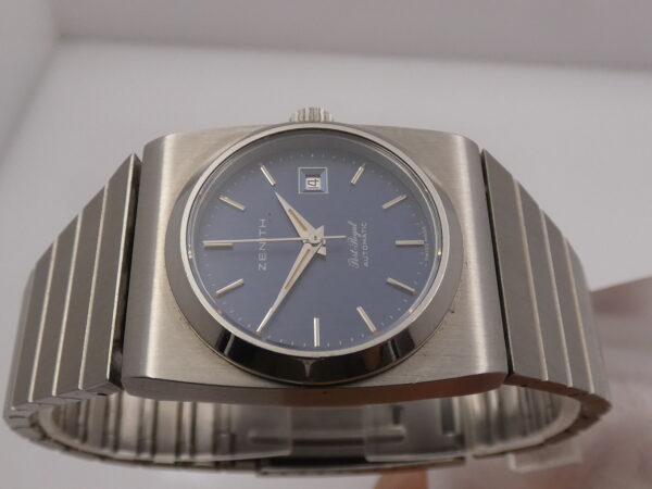 Zenith Port Royal Automatico Anni 1970's Blue Dial Acciaio Braccialato 01.0600.485