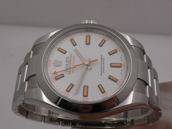 Rolex Milgauss 116400 White Dial Automatico Anno 2010 Acciaio Condizioni Perfette