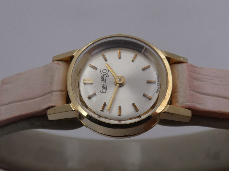 Eberhard & Co. Lady Vintage Oro massiccio 18Kt With BOX Carica Manuale ANNI '70s