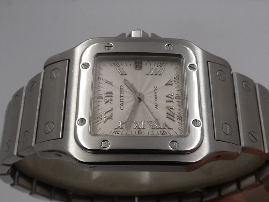 Cartier Santos Galbée 2319 Automatico Acciaio Anni 2000's BRACCIALATO