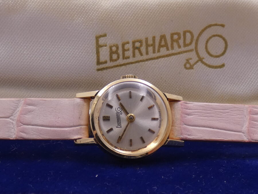 Eberhard & Co. Lady Vintage Oro massiccio 18Kt With BOX Carica Manuale ANNI '70s - immagine 11