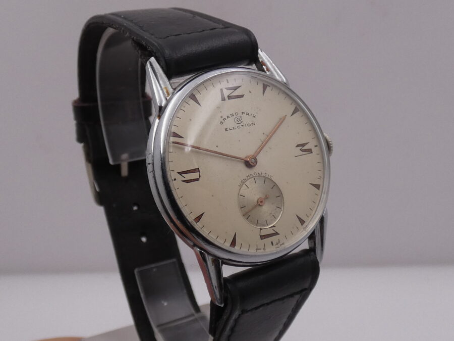 Election Grand Prix Years 1940's Hand Winding Vintage Watch - immagine 11