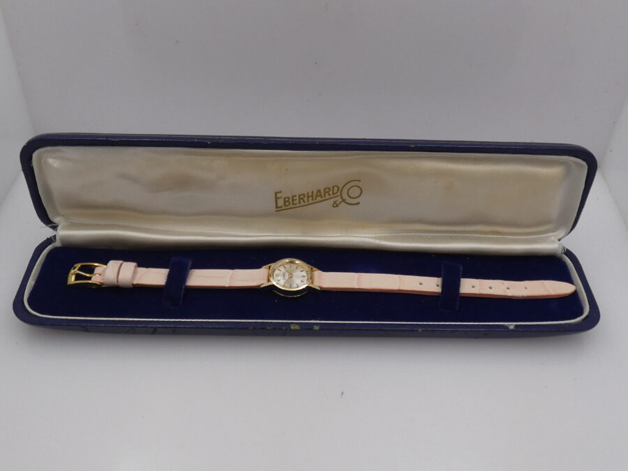 Eberhard & Co. Lady Vintage Oro massiccio 18Kt With BOX Carica Manuale ANNI '70s - immagine 12