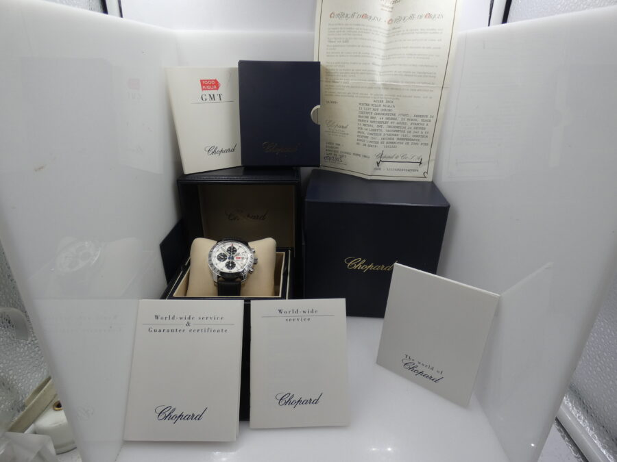 Chopard Mille Miglia Gmt Cronografo 8994 BOX&PAPERS Anno 2005 LIMITED EDITION Automatico Acciaio - immagine 11