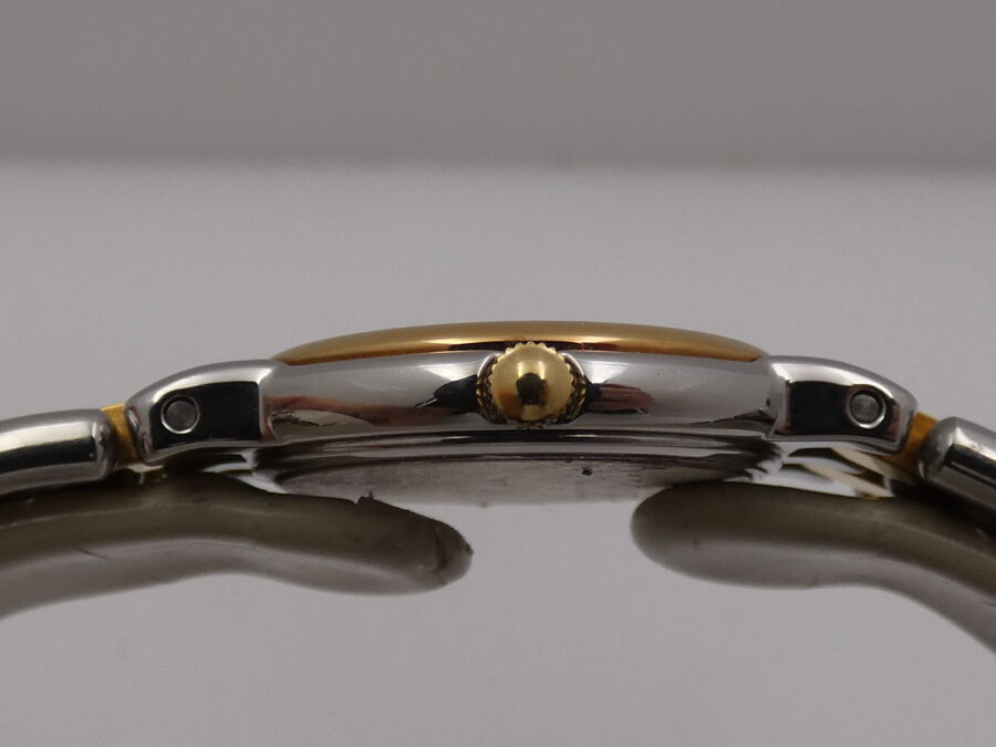 Movado Museum Lady N.O.S. Lam. Oro 18Kt & Acciaio NEW OLD STOCK Anni '90s Mai Indossato - immagine 14