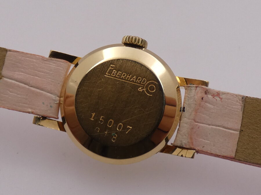 Eberhard & Co. Lady Vintage Oro massiccio 18Kt With BOX Carica Manuale ANNI '70s - immagine 15