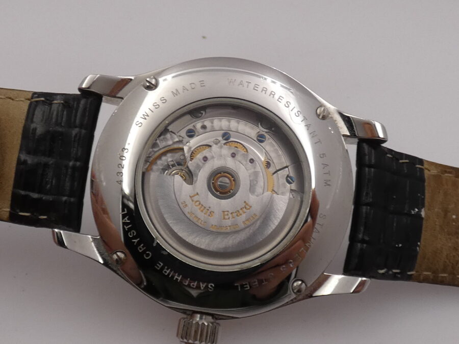 Louis Erard 1931 Triple Date MoonPhases 40mm Automatico Acciaio ANNI '2000s Ref. 43203 - immagine 16