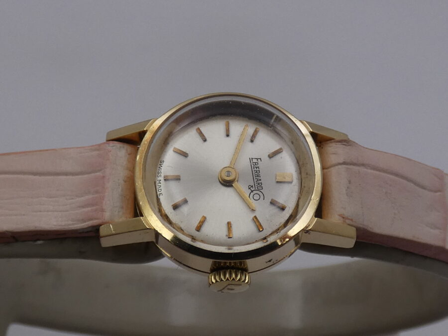 Eberhard & Co. Lady Vintage Oro massiccio 18Kt With BOX Carica Manuale ANNI '70s - immagine 3