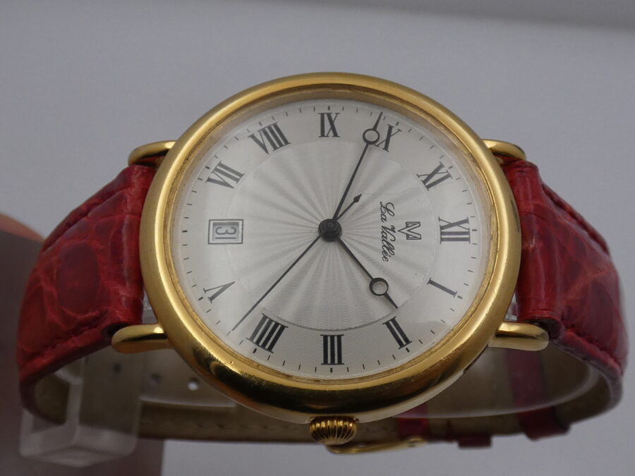 La Vallée Trentesimo Banca Di Roma Laminato Oro 18Kt 37mm Automatico Anni 90's - immagine 3