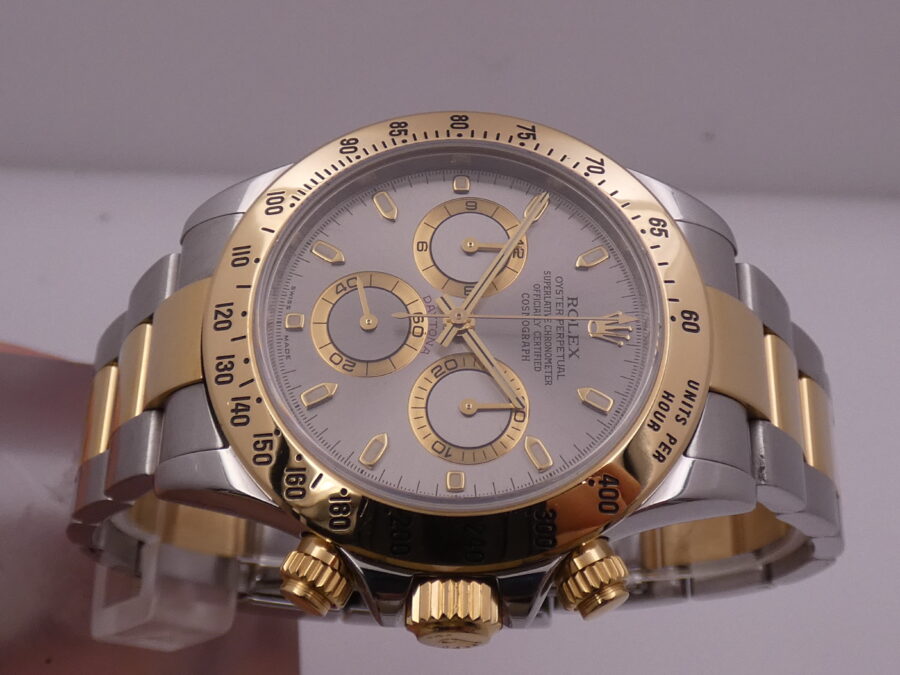 Rolex Daytona Cosmpograph RRR 116523 BOX&PAPERS Acciaio e Oro 18Kt Anno 2014 Automatico - immagine 3