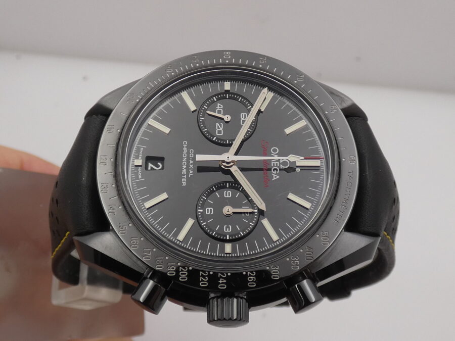 Cronografo Omega Speedmaster Dark Side Of The Moon  FULL SET Ceramic Automatico ANNO 2014 CONDIZIONI TOP - immagine 3