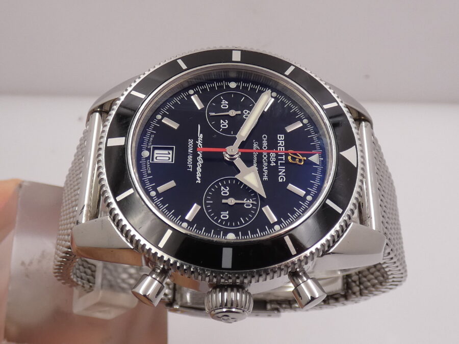 Breitling Superocean Heritage Cronografo A23370 FULL SET 44mm Anno 2013 Automatico Acciaio Bracciale Milano - immagine 3