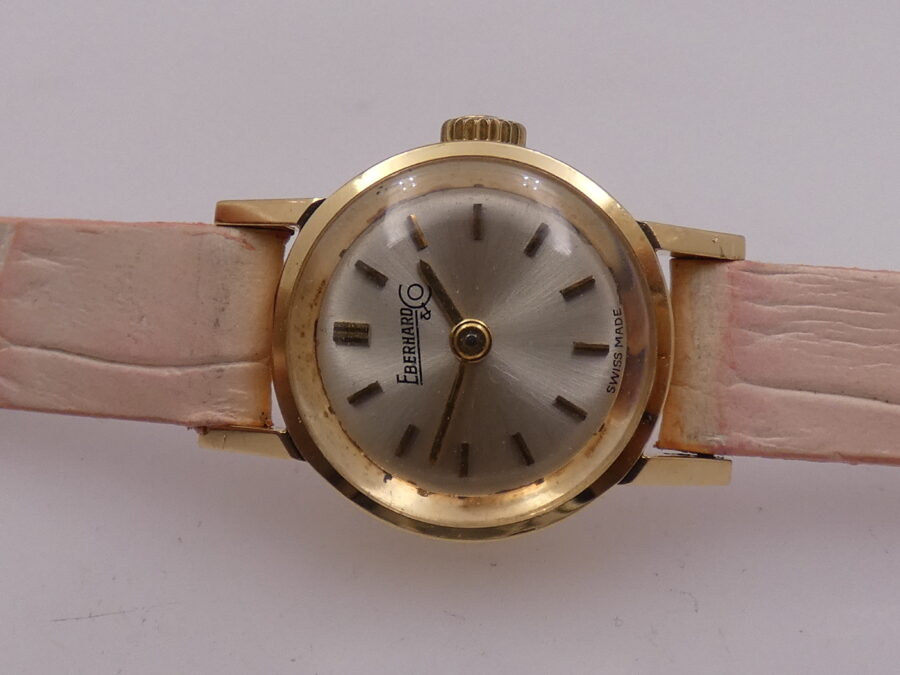 Eberhard & Co. Lady Vintage Oro massiccio 18Kt With BOX Carica Manuale ANNI '70s - immagine 4