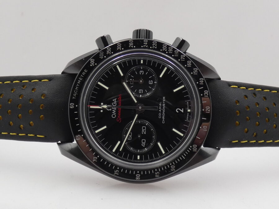 Cronografo Omega Speedmaster Dark Side Of The Moon  FULL SET Ceramic Automatico ANNO 2014 CONDIZIONI TOP - immagine 4