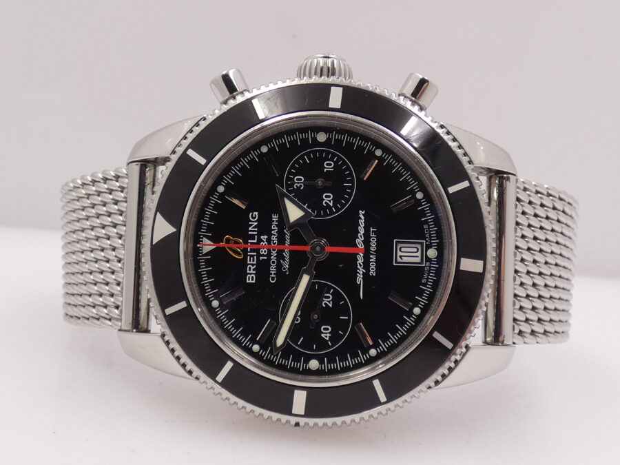 Breitling Superocean Heritage Cronografo A23370 FULL SET 44mm Anno 2013 Automatico Acciaio Bracciale Milano - immagine 4