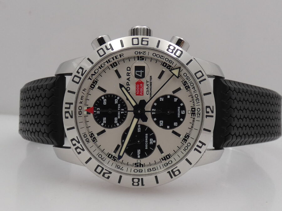 Chopard Mille Miglia Gmt Cronografo 8994 BOX&PAPERS Anno 2005 LIMITED EDITION Automatico Acciaio - immagine 4