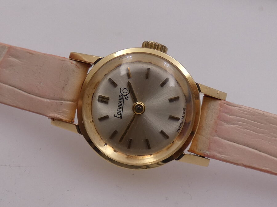 Eberhard & Co. Lady Vintage Oro massiccio 18Kt With BOX Carica Manuale ANNI '70s - immagine 5