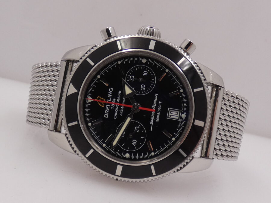 Breitling Superocean Heritage Cronografo A23370 FULL SET 44mm Anno 2013 Automatico Acciaio Bracciale Milano - immagine 5