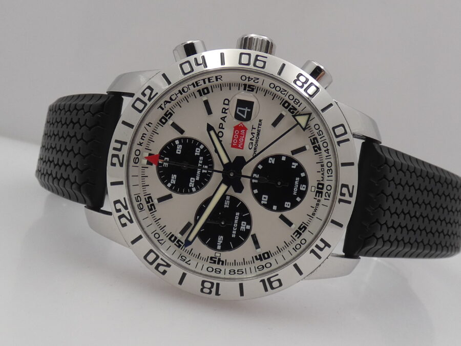 Chopard Mille Miglia Gmt Cronografo 8994 BOX&PAPERS Anno 2005 LIMITED EDITION Automatico Acciaio - immagine 5