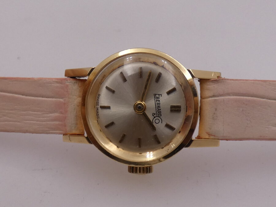 Eberhard & Co. Lady Vintage Oro massiccio 18Kt With BOX Carica Manuale ANNI '70s - immagine 6