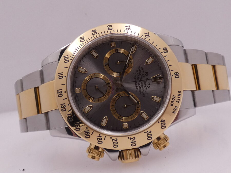 Rolex Daytona Cosmpograph RRR 116523 BOX&PAPERS Acciaio e Oro 18Kt Anno 2014 Automatico - immagine 6