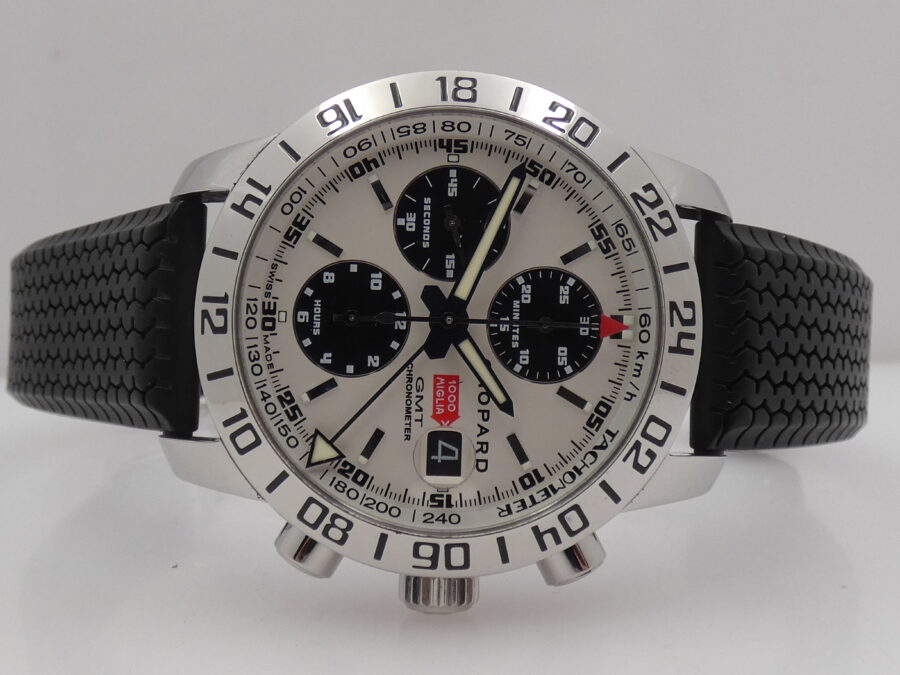 Chopard Mille Miglia Gmt Cronografo 8994 BOX&PAPERS Anno 2005 LIMITED EDITION Automatico Acciaio - immagine 6