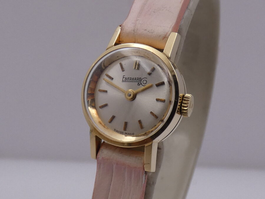 Eberhard & Co. Lady Vintage Oro massiccio 18Kt With BOX Carica Manuale ANNI '70s - immagine 8