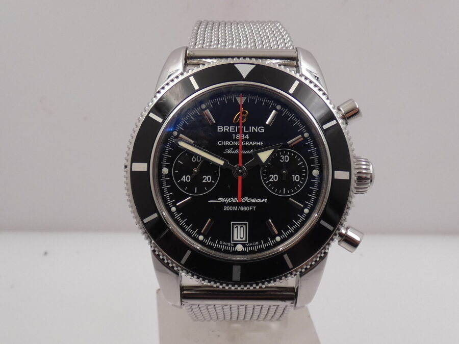 Breitling Superocean Heritage Cronografo A23370 FULL SET 44mm Anno 2013 Automatico Acciaio Bracciale Milano - immagine 8