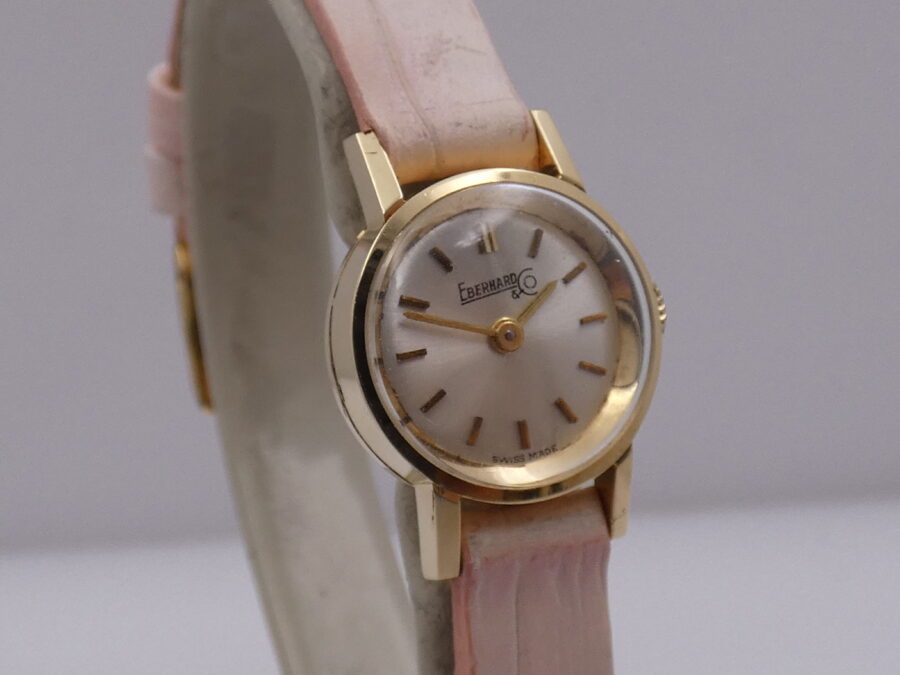 Eberhard & Co. Lady Vintage Oro massiccio 18Kt With BOX Carica Manuale ANNI '70s - immagine 9