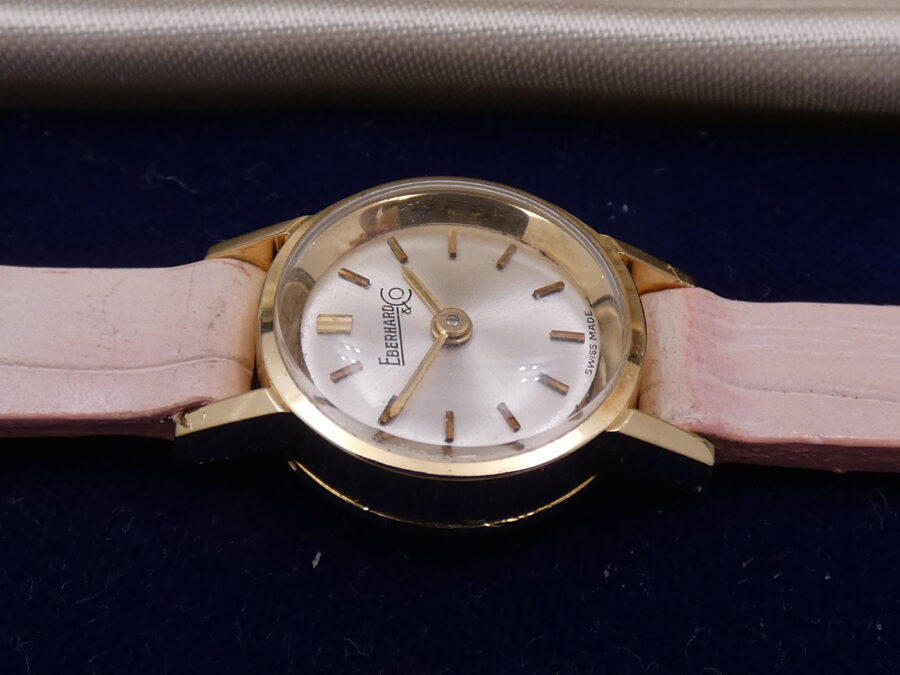 Eberhard & Co. Lady Vintage Oro massiccio 18Kt With BOX Carica Manuale ANNI '70s - immagine 10