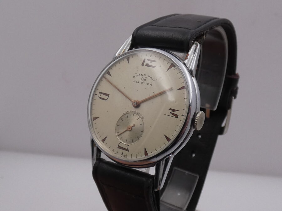 Election Grand Prix Years 1940's Hand Winding Vintage Watch - immagine 10