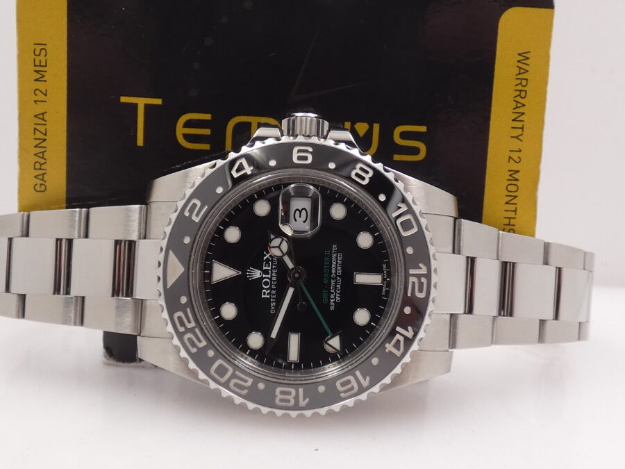 Rolex GMT-Master II 116710LN Chromalight BOX&PAPERS Random Lunetta Ceramica Anno 2013 TOP CONDITION - immagine 2