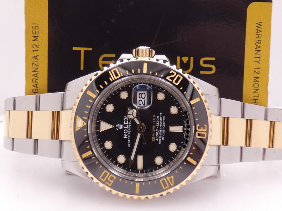 Rolex Sea-Dweller 126603 43mm Acciaio & Oro 18Kt Automatico Ceramic Bezel Chromalight With BOX Anno 2020 - immagine 2