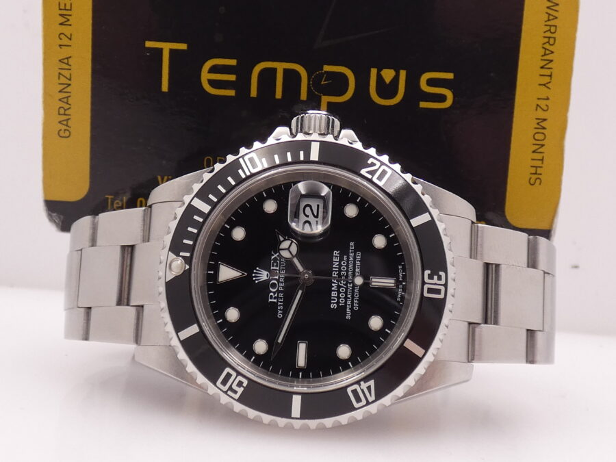 Rolex Submariner Date 16610T No Holes BOX&PAPERS Anno 2004 Automatico Acciaio - immagine 2