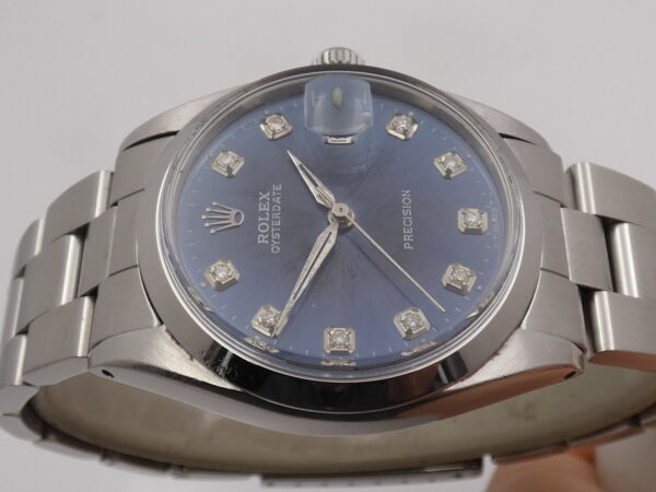 Rolex Oysterdate Precision 6694 Diamond Dial ANNO 1970 Manuale Acciaio Con Bracciale Oyster