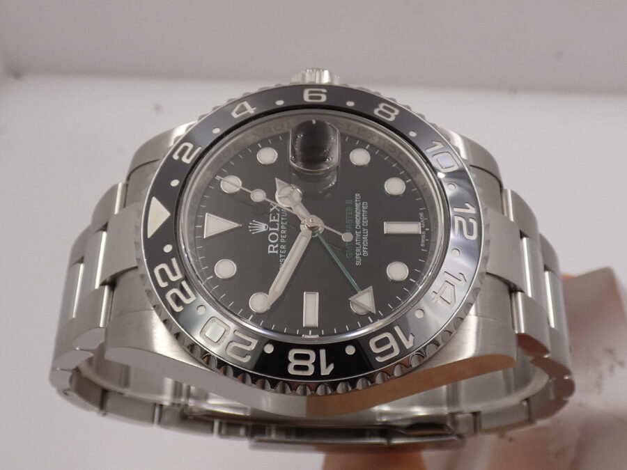 Rolex GMT-Master II 116710LN Chromalight BOX&PAPERS Random Lunetta Ceramica Anno 2013 TOP CONDITION