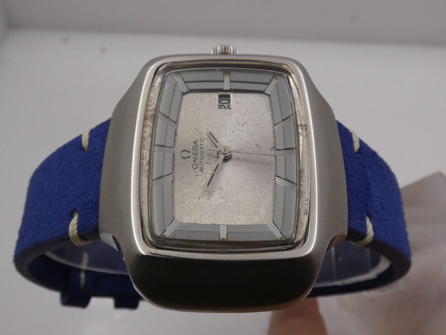 Omega Genève TV Screen Jumbo 45mm Automatico 166.0123 ANNO 1973 Acciaio