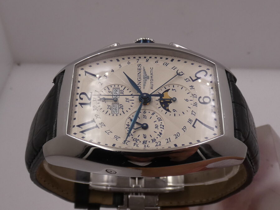 Longines Evidenza Crono Jumbo Triple Date Moonphases NEW BOX&PAPERS Automatico L2.688.4