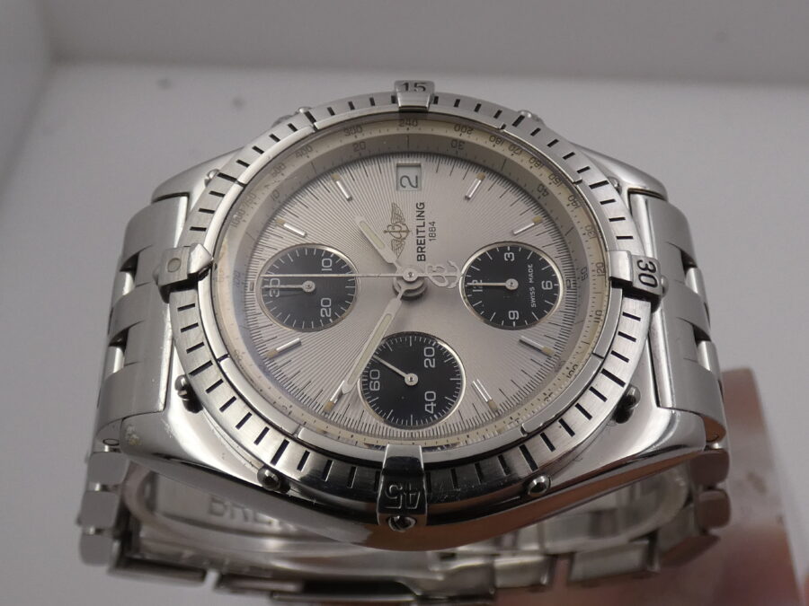 Cronografo Breitling Chronomat A13047 Acciaio With BOX Automatico ANNI '90 Braccialato