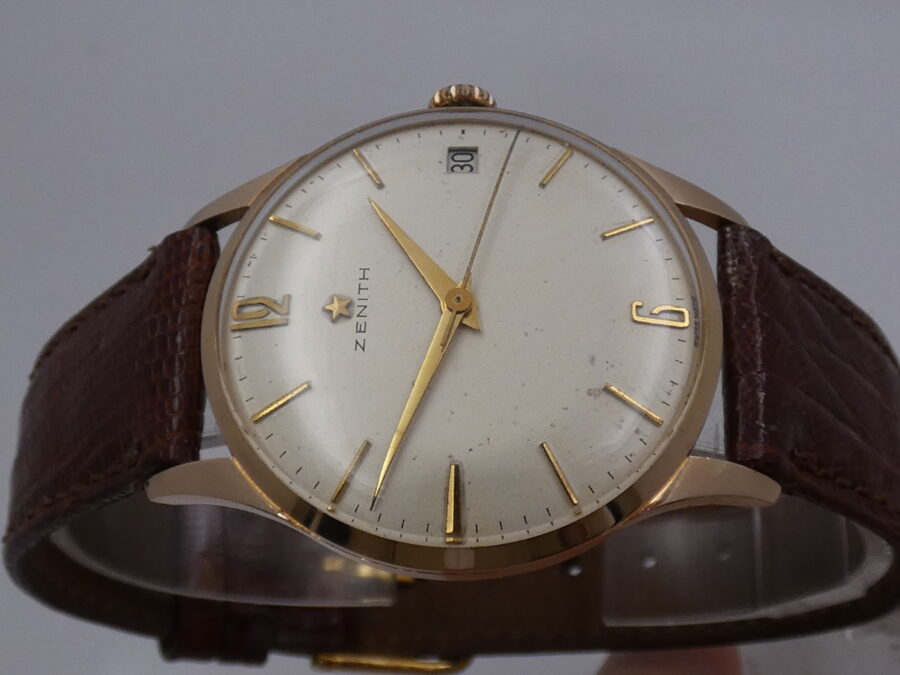 Zenith Stellina Date Oro Rosa 18Kt ANNI '60s Carica Manuale Calibro 2522