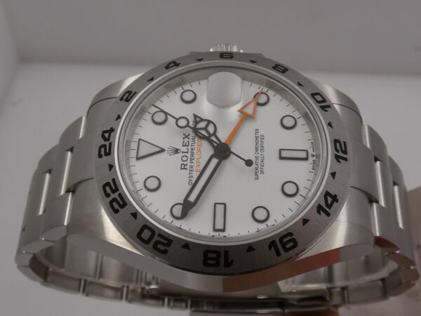 Rolex Explorer II 226570 MAI INDOSSATO BOX&PAPERS Agosto 2021 Automatico Acciaio