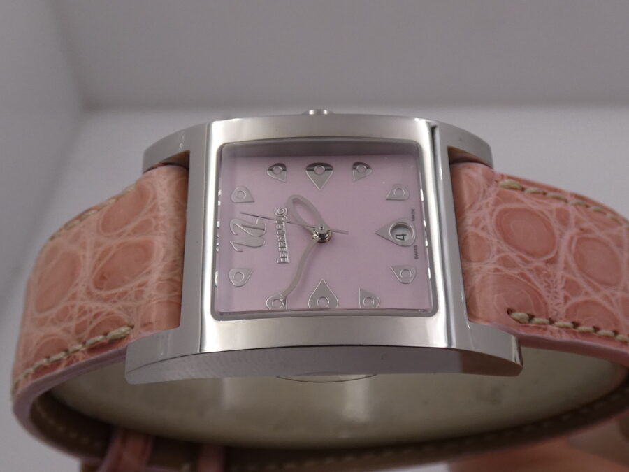 Eberhard & Co. Gingi Date 61007 NEW Pink Dial BOX&PAPERS ANNI 2000's Ladies Watch