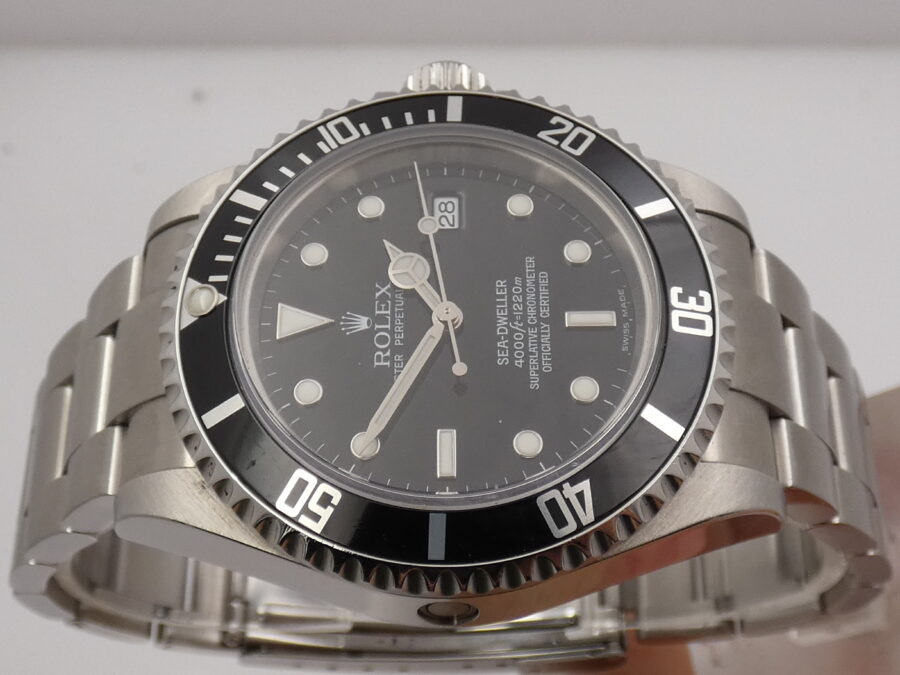 Rolex Sea-Dweller 4000 16600 NO HOLES BOX&PAPERS Garanzia Italia Anno 2005 Automatico Acciaio